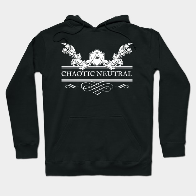 Chaotic Neutral RPG Alignment for Gamers Hoodie by Shadowisper